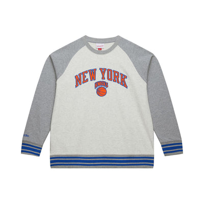 NBA HERITAGE COLLECTION FLEECE CREW VINTAGE LOGO KNICKS - Image 1