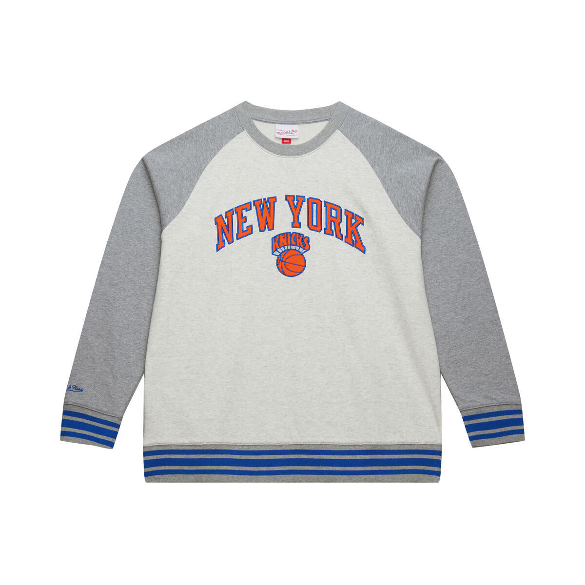 NBA HERITAGE COLLECTION FLEECE CREW VINTAGE LOGO KNICKS - Image 1