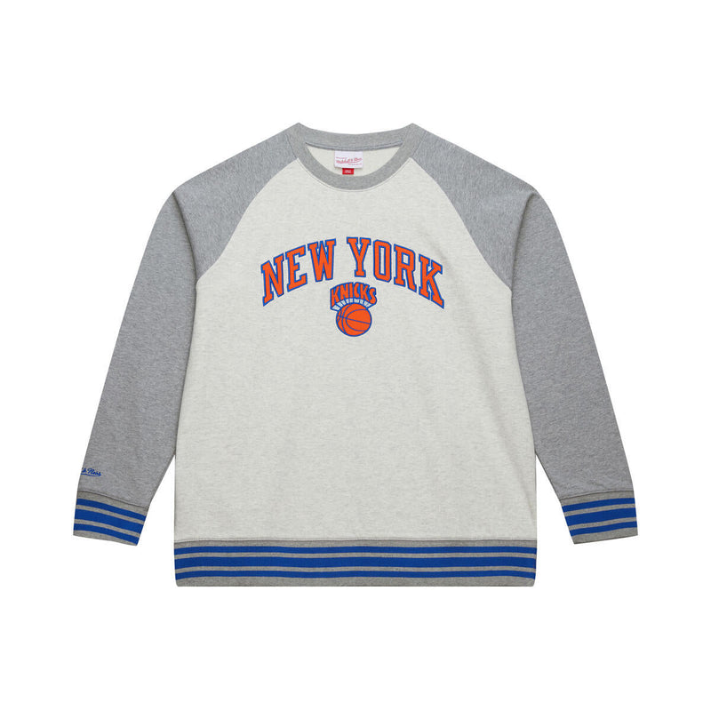 NBA HERITAGE COLLECTION FLEECE CREW VINTAGE LOGO KNICKS - Image 1