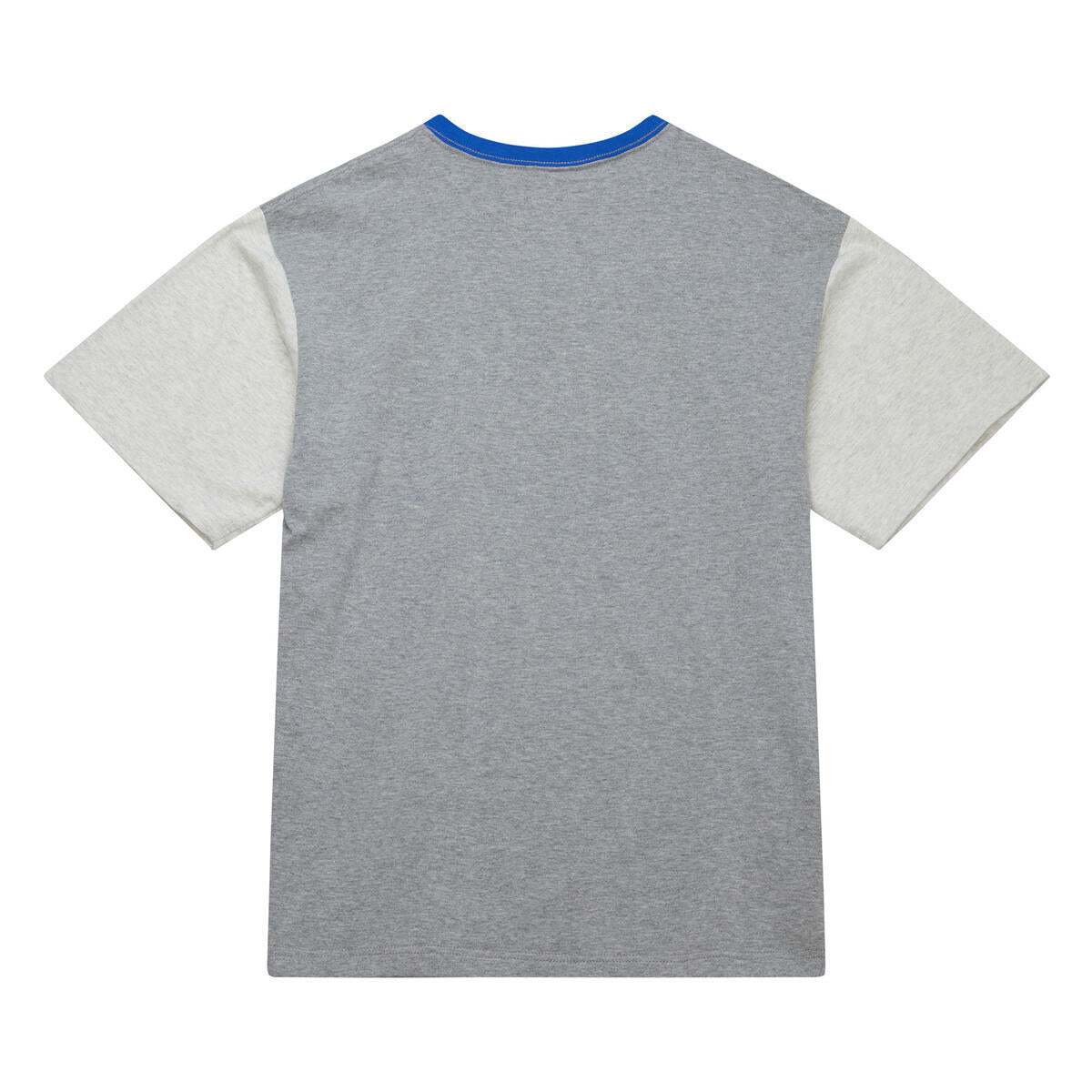 NBA HERITAGE COLLECTION PREMIUM SS TEE VINTAGE LOGO 76ERS GREY HEATHER-CREAM FC9283-P76GHCR - Image 3
