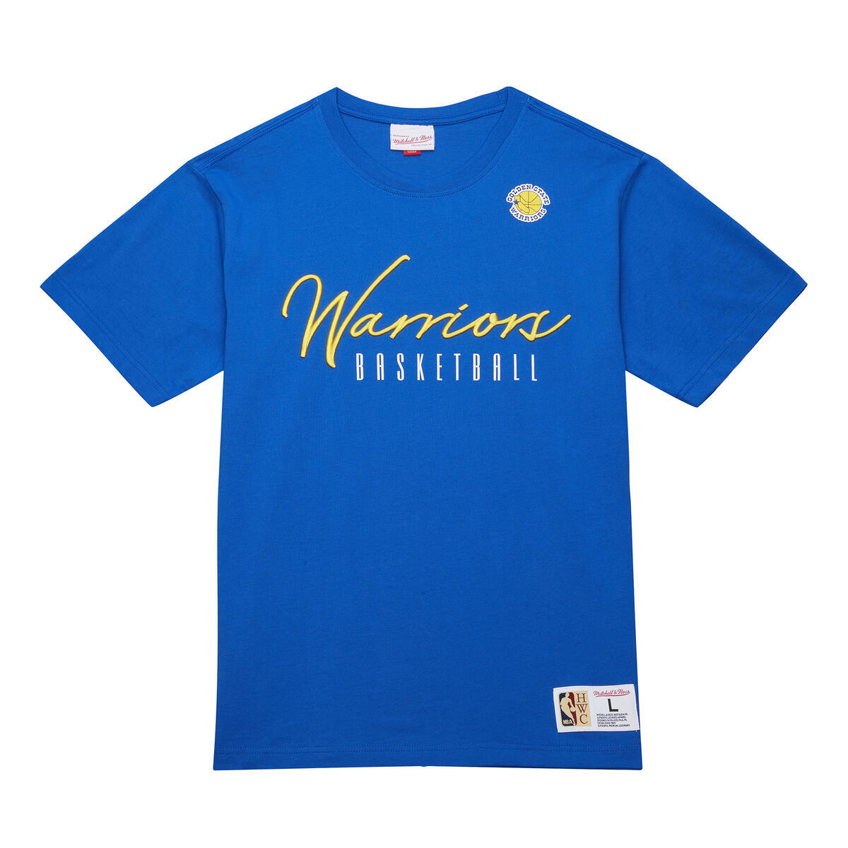 NBA TRAINING DAY PREMIUM SS TEE VINTAGE LOGO WARRIORS Royal FC9288-GSWROYA - Image 1
