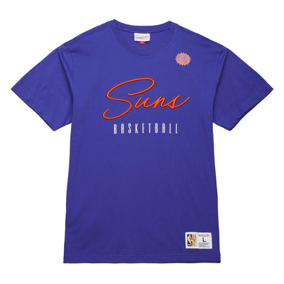 NBA TRAINING DAY PREMIUM SS TEE VINTAGE LOGO SUNS REGAL PURPLE FC9288-PSURGPR - Image 1
