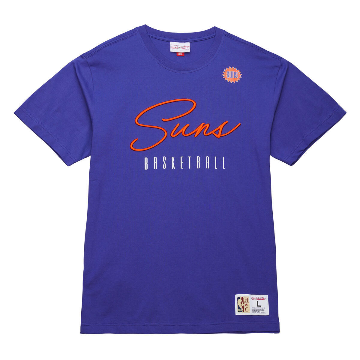 NBA TRAINING DAY PREMIUM SS TEE VINTAGE LOGO SUNS REGAL PURPLE FC9288-PSURGPR - Image 1