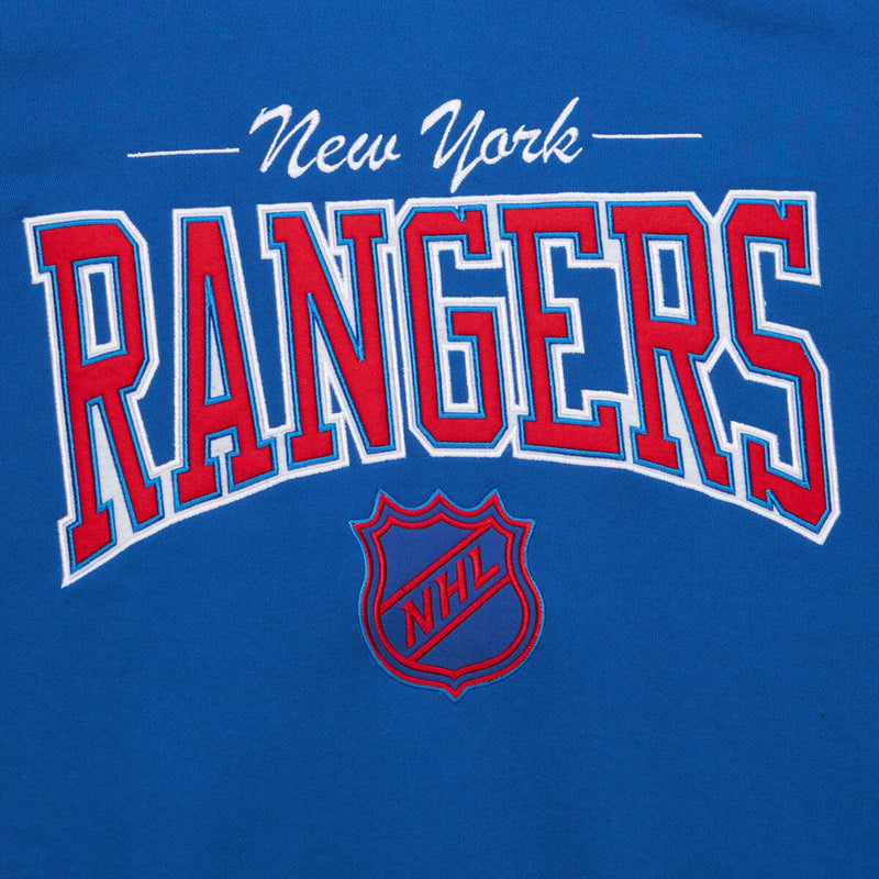NHL THERE AND BACK 2.0 CREW FLEECE CURRENT LOGO RANGERS Royal FC9300-NYAROYA - Image 3