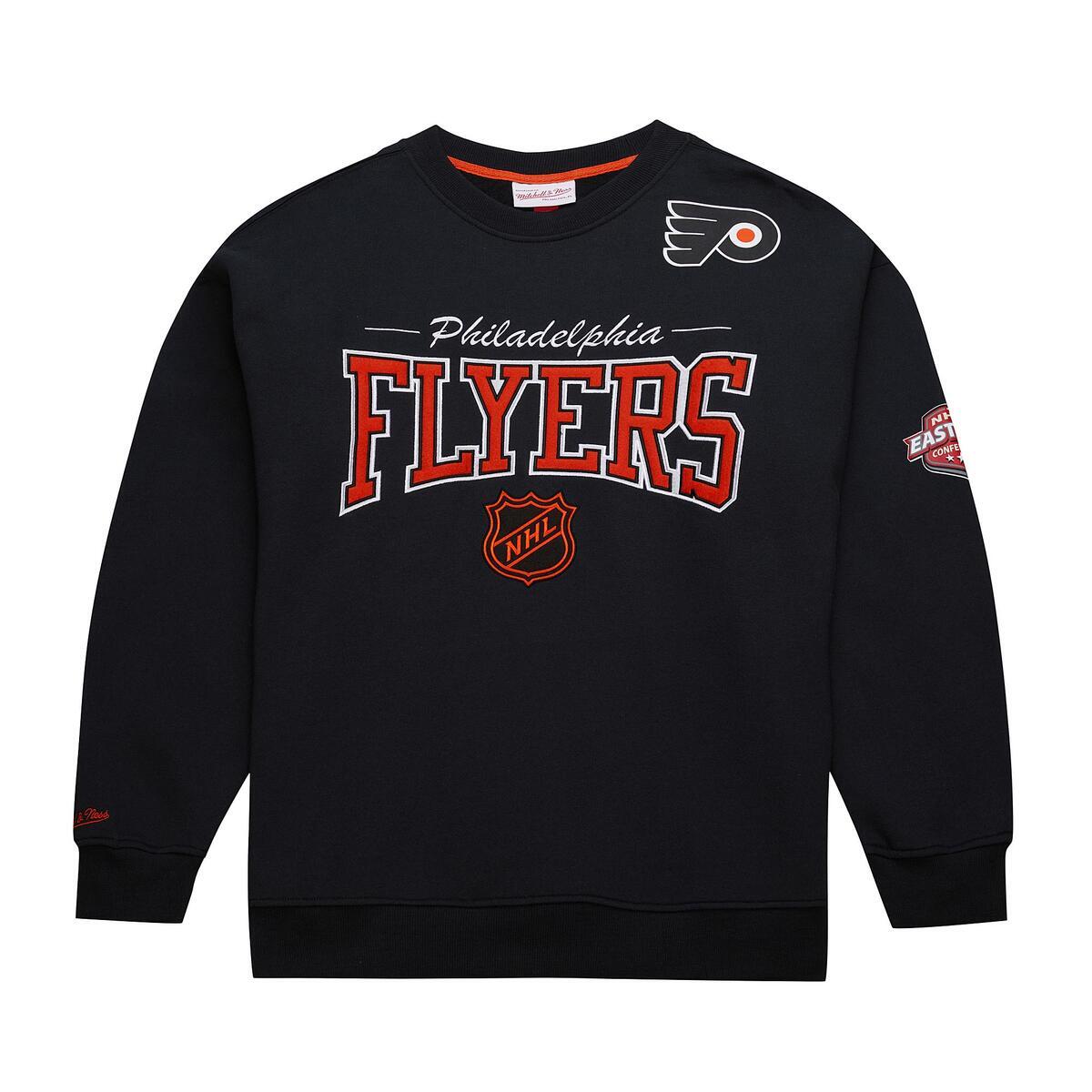 NHL THERE AND BACK 2.0 CREW FLEECE CURRENT LOGO FLYERS - Black - Image 1