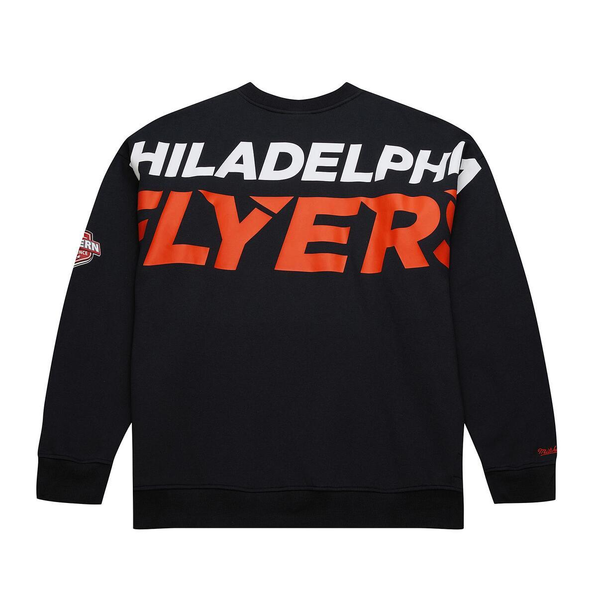 NHL THERE AND BACK 2.0 CREW FLEECE CURRENT LOGO FLYERS - Black - Image 2