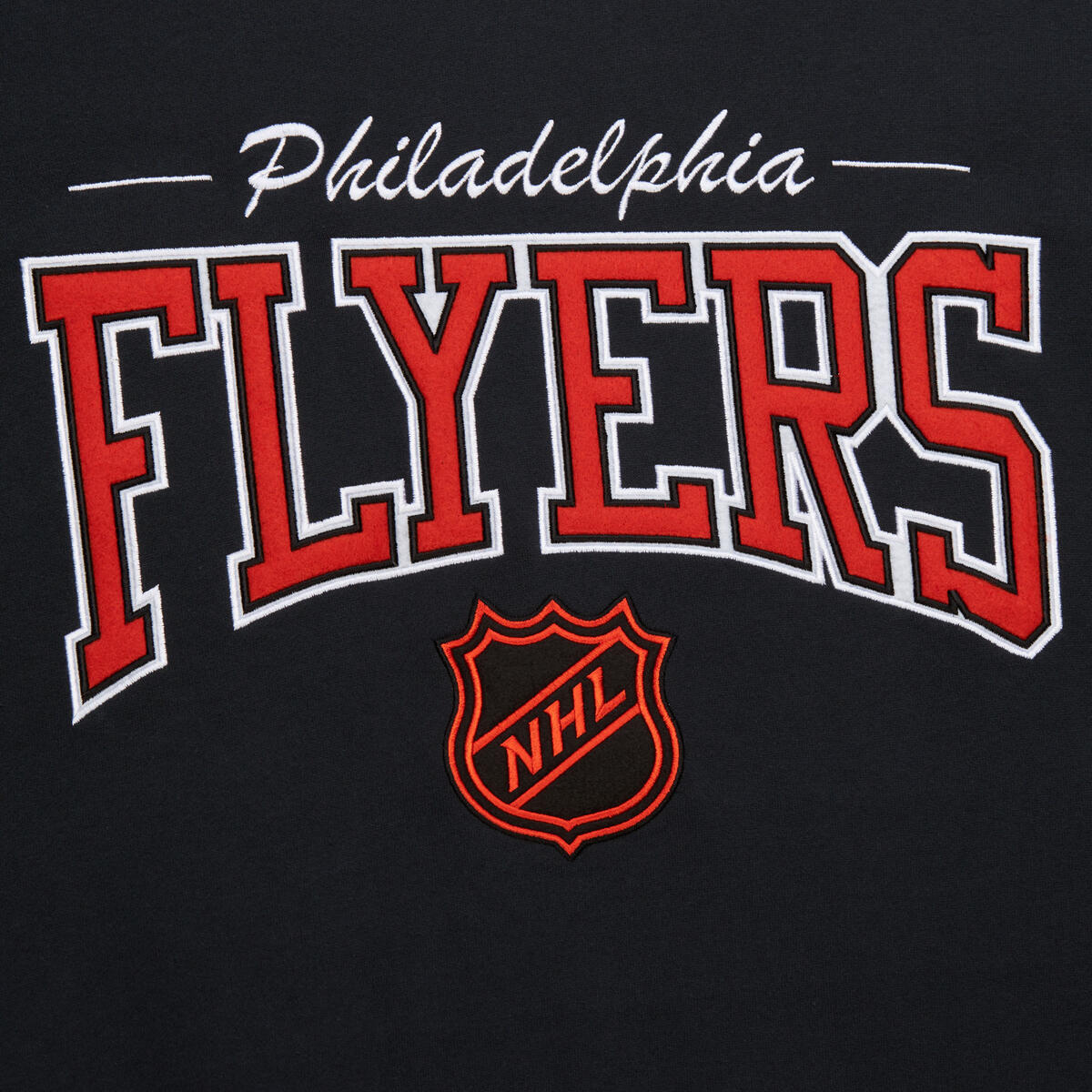 NHL THERE AND BACK 2.0 CREW FLEECE CURRENT LOGO FLYERS - Black - Image 3