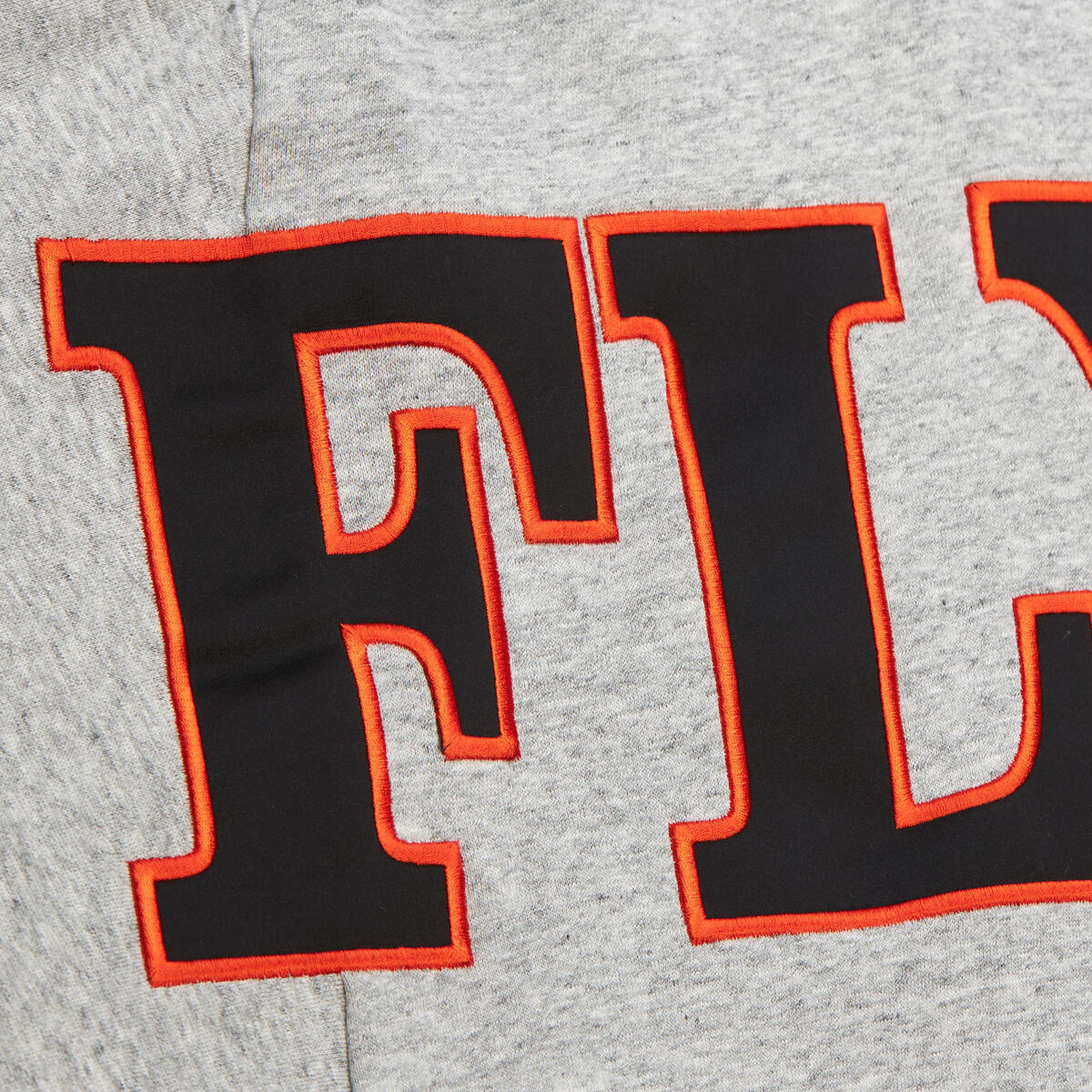 NHL FULL FIELD SATIN FLEECE CREW CURRENT LOGO FLYERS Grey Heather FC9301-PFLGYHT - Image 4