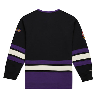 NBA HERITAGE LACE-UP CREW VINTAGE LOGO LAKERS Black FC9654-LALBLCK - Image 2