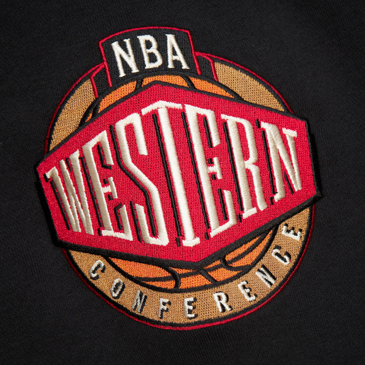 NBA HERITAGE LACE-UP CREW VINTAGE LOGO LAKERS Black FC9654-LALBLCK - Image 4