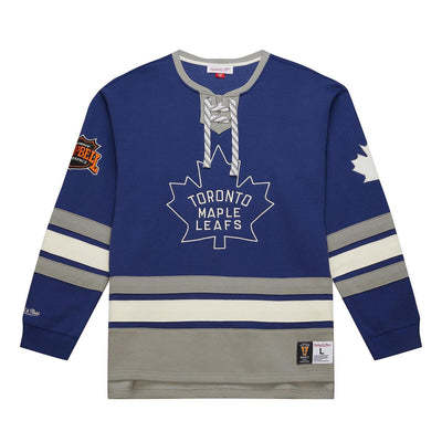 NHL HERITAGE LACE-UP CREW VINTAGE LOGO MAPLE LEAFS - Royal - Image 1