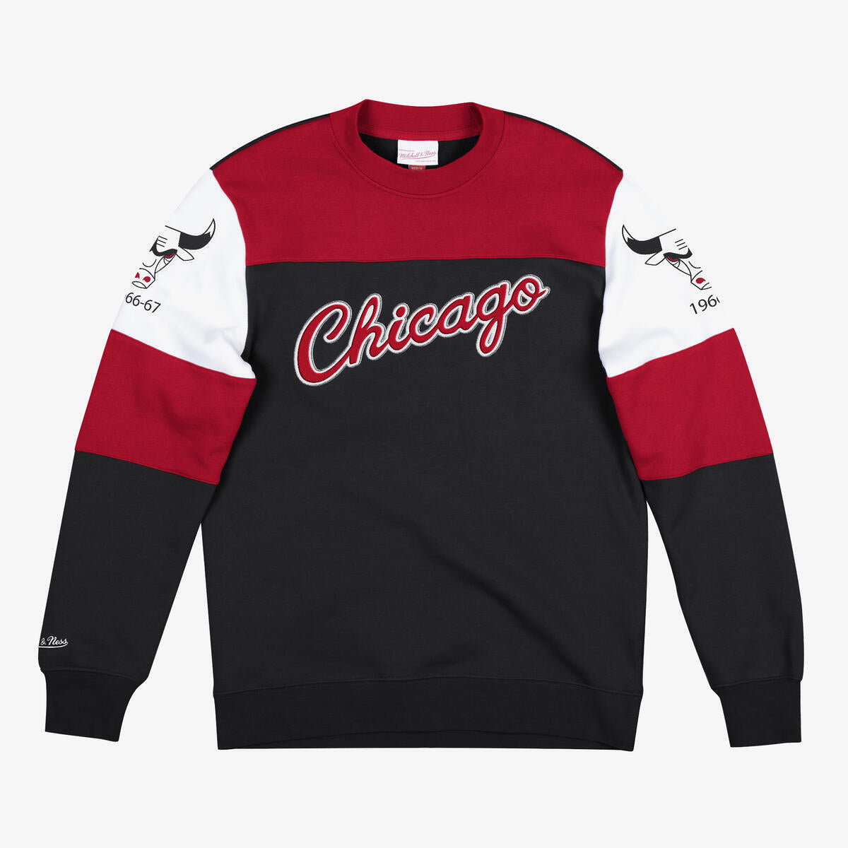 NBA OVERTIME WIN FLEECE CREW BULLS - Black - Image 1