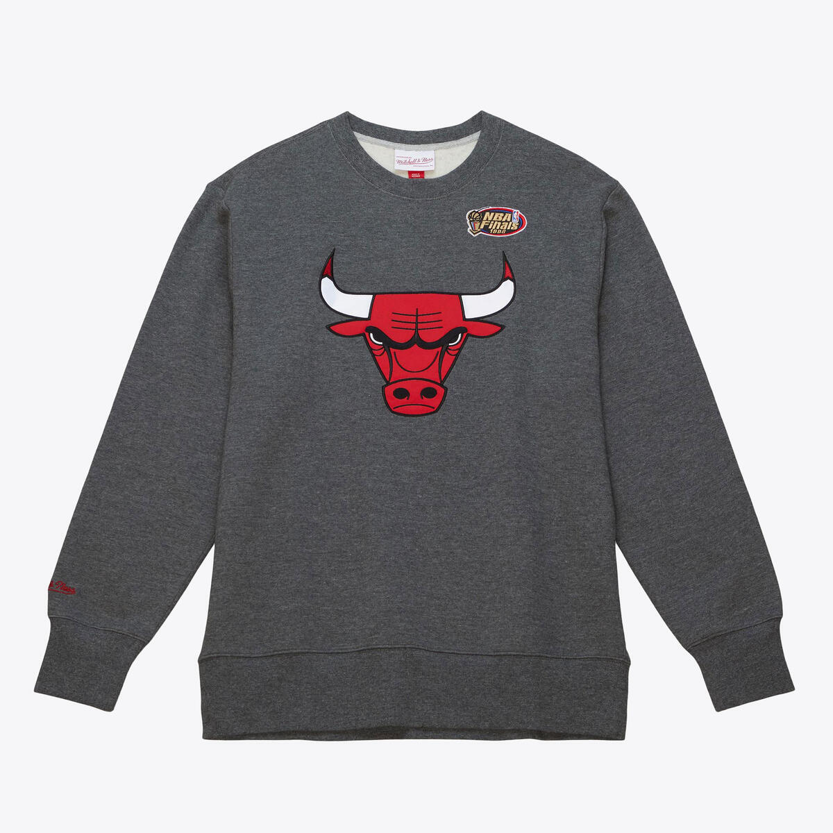 NBA PLAYOFF WIN 2.0 CREW BULLS - Black Heather - Image 1