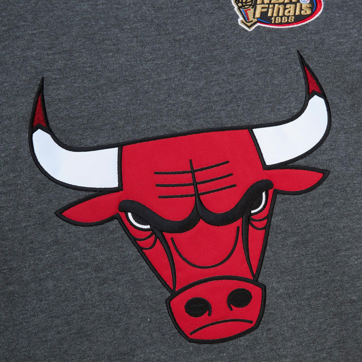 NBA PLAYOFF WIN 2.0 CREW BULLS - Black Heather - Image 3