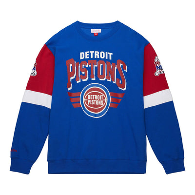 NBA ALLOVER CREW 3.0 PISTONS Royal FCPO5512-DPIYYPPPROYA - Image 1