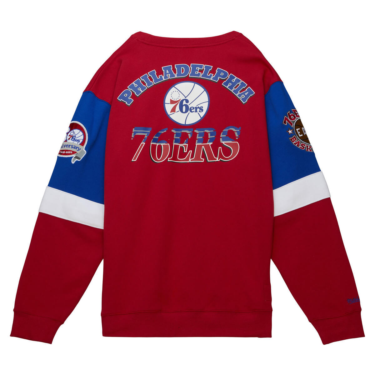 NBA ALLOVER CREW 3.0 76ERS Scarlet FCPO5512-P76YYPPPSCAR - Image 3