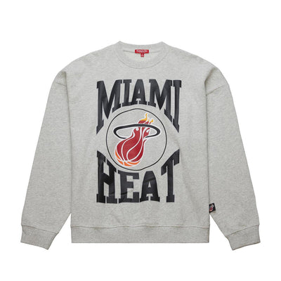 NBA WOMEN'S LOGO LIGHTWEIGHT CREW 3.0 HEAT - Image 1