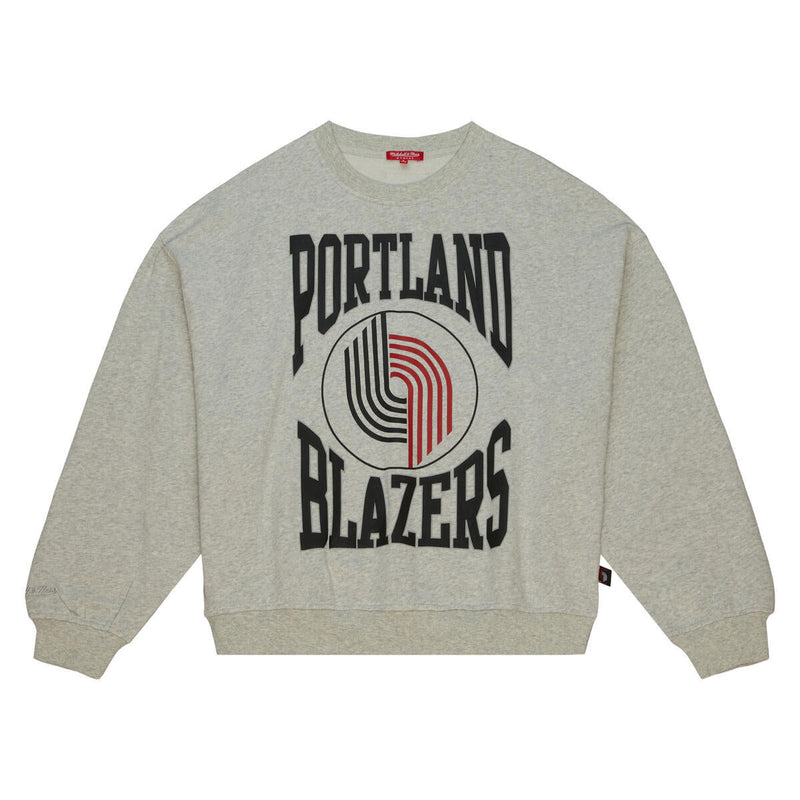 NBA WOMEN'S LOGO LIGHTWEIGHT CREW 3.0 TRAIL BLAZERS - Image 1