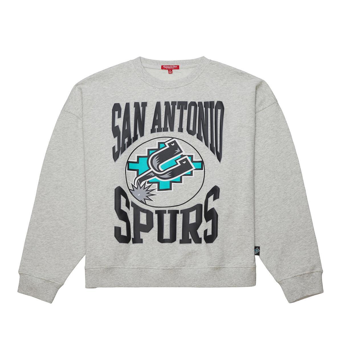 NBA WOMEN'S LOGO LIGHTWEIGHT CREW 3.0 SPURS - Image 1