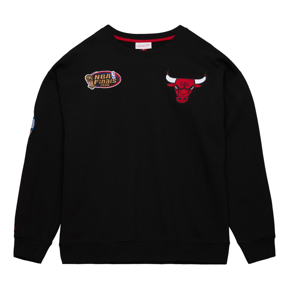NBA TEAM FIRST SATIN FLEECE CREW BULLS - Image 1
