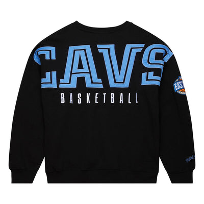NBA TEAM FIRST SATIN FLEECE CREW CAVALIERS Black-Blue FCPO5931-CCAYYPPPBKBL - Image 2