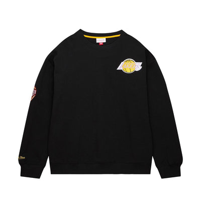 NBA TEAM FIRST SATIN FLEECE CREW LAKERS - Image 1