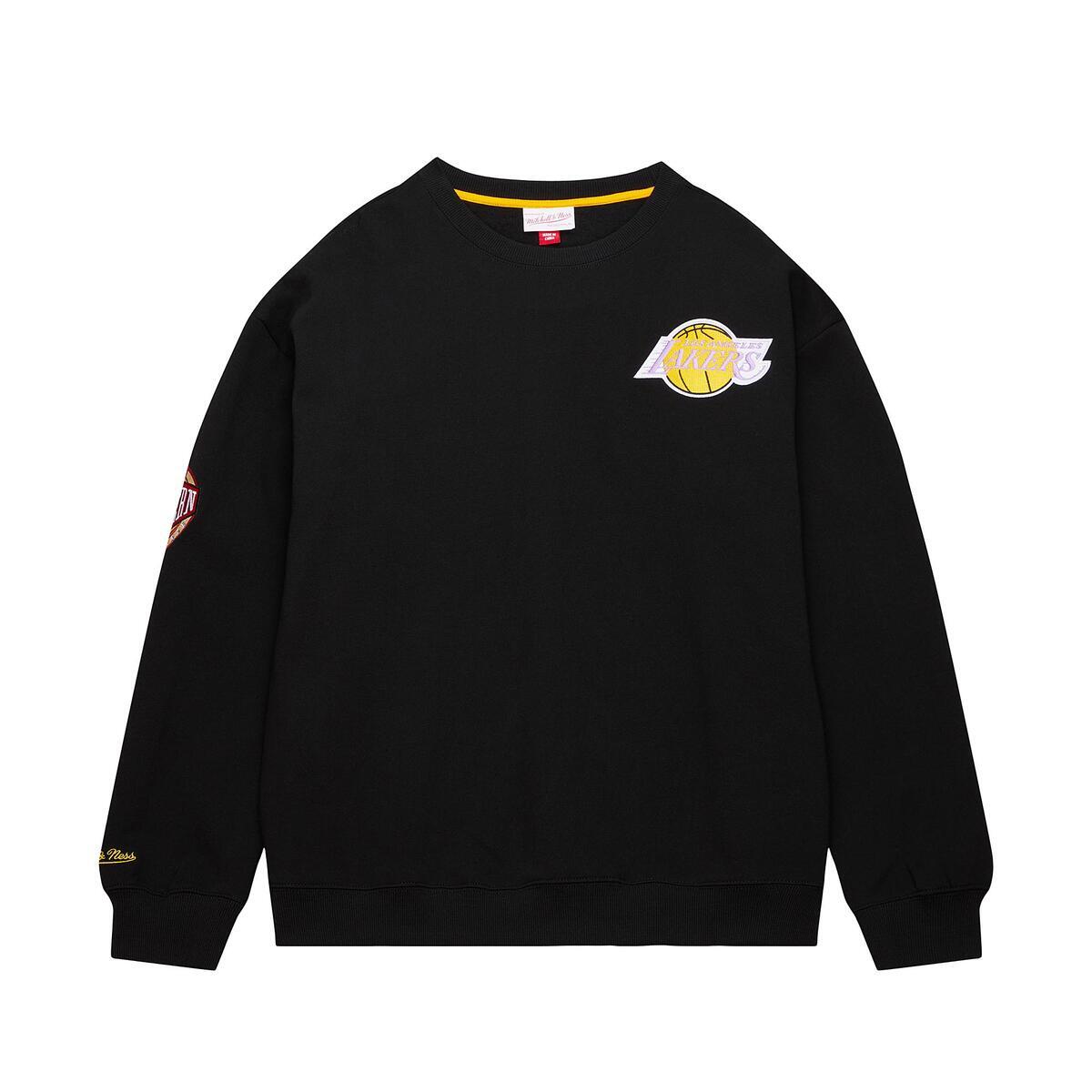 NBA TEAM FIRST SATIN FLEECE CREW LAKERS - Image 1