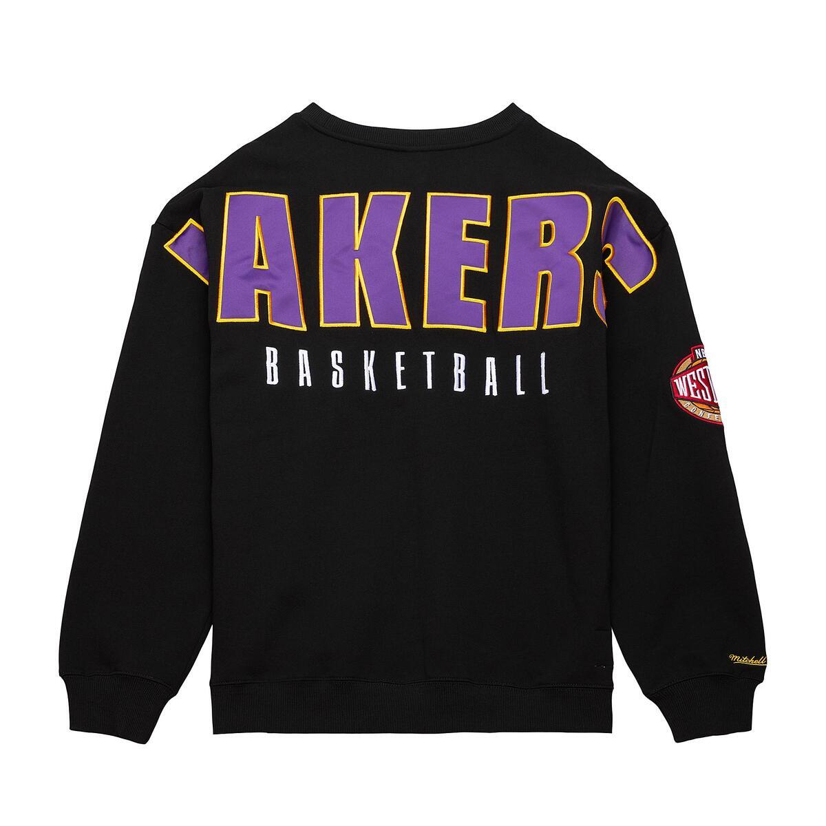 NBA TEAM FIRST SATIN FLEECE CREW LAKERS - Image 2