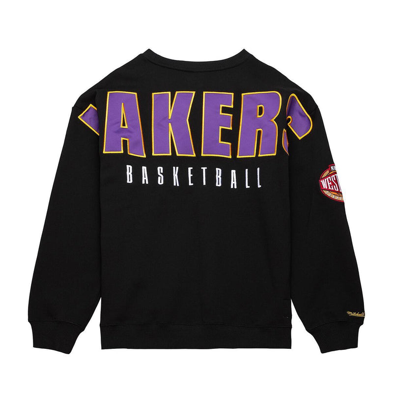 NBA TEAM FIRST SATIN FLEECE CREW LAKERS - Image 2