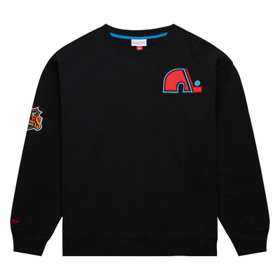 NHL TEAM FIRST SATIN FLEECE CREW NORDIQUES Black FCPO5931-QNOYYPPPBLCK - Image 1