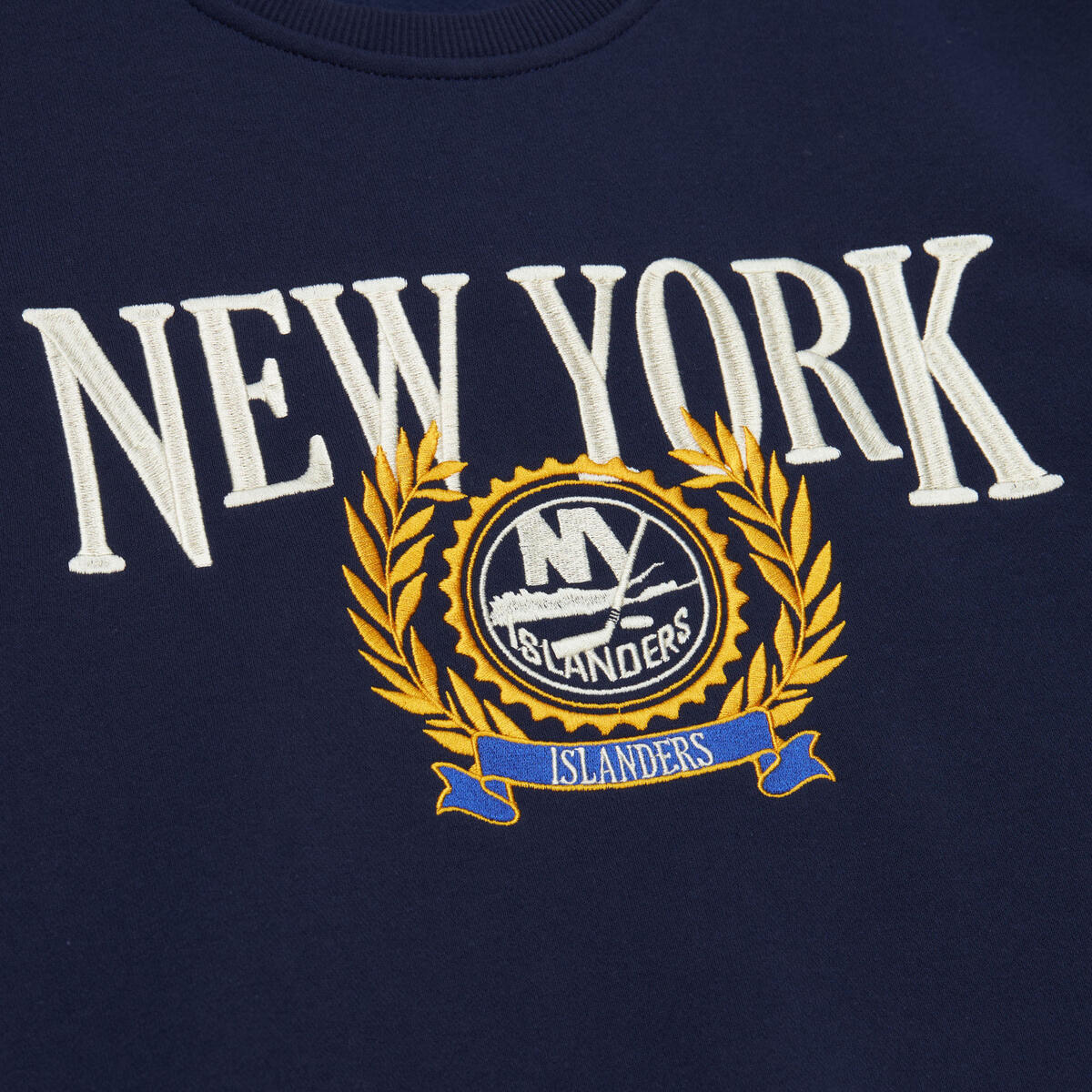 NHL COLLEGIATE CREW FLEECE ISLANDERS Navy FCPO6110-NYIYYPPPNAVY - Image 3