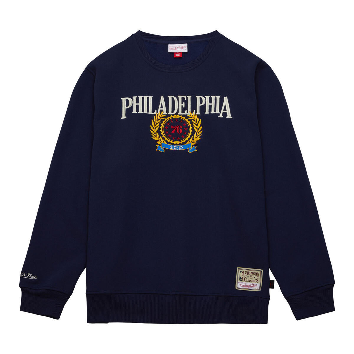 NBA COLLEGIATE CREW FLEECE 76ERS - Navy - Image 1
