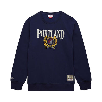 NBA COLLEGIATE CREW FLEECE TRAIL BLAZERS Navy FCPO6110-PTBYYPPPNAVY - Image 1