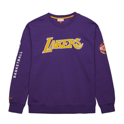 NBA THERE AND BACK FLEECE CREW LAKERS - Image 1