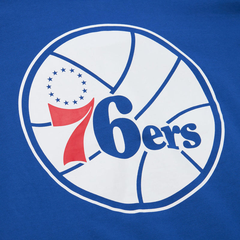 NBA THERE AND BACK FLEECE CREW 76ERS Royal FCPO6338-P76YYPPPROYA - Image 1