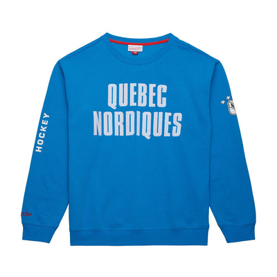 NHL THERE AND BACK FLEECE CREW NORDIQUES Light Blue FCPO6338-QNOYYPPPLTBL - Image 1