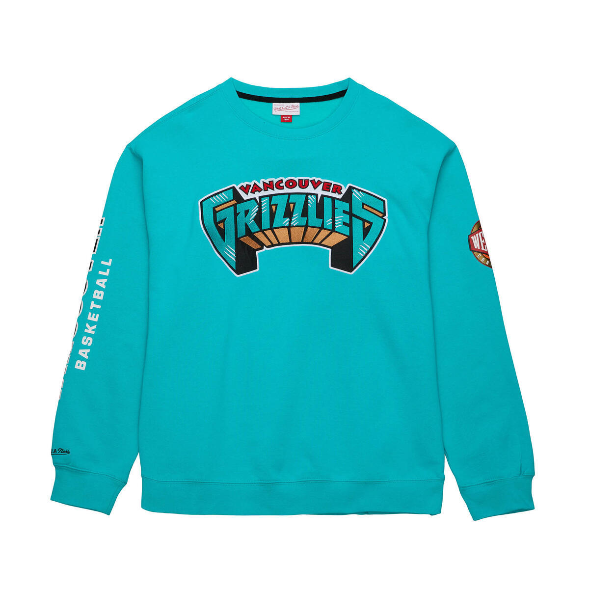 NBA THERE AND BACK FLEECE CREW GRIZZLIES - Image 1