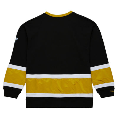 NHL SATIN INSERT FLEECE CREW CURRENT LOGO KNIGHTS Black-Gold FCPO6567-VGKYYPPPBKGD - Image 2