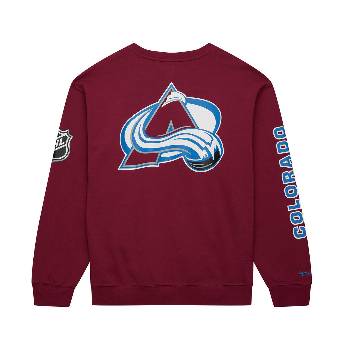 NHL THERE AND BACK FLEECE CREW CURRENT LOGO AVALANCHE Maroon FCPO6577-CAVYYPPPMARO - Image 2