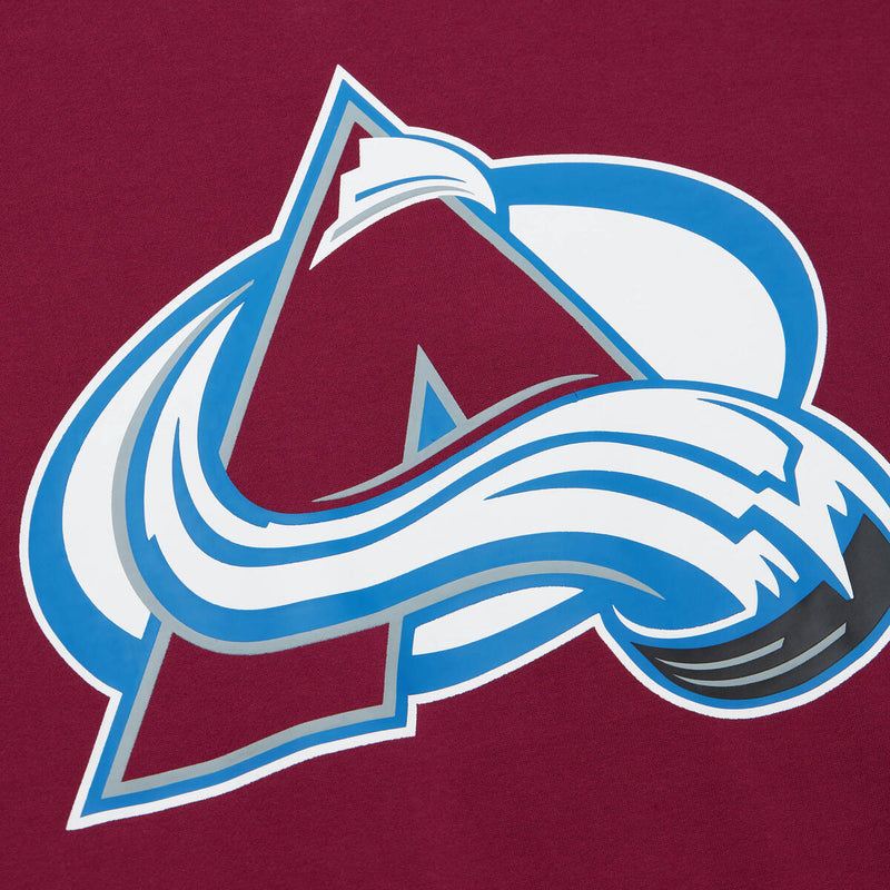 NHL THERE AND BACK FLEECE CREW CURRENT LOGO AVALANCHE Maroon FCPO6577-CAVYYPPPMARO - Image 6
