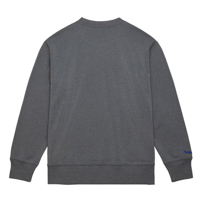 NBA SNOW WASHED FLEECE CREW WARRIORS Grey Heather FCPO6658-GSWYYPPPGYHT - Image 2