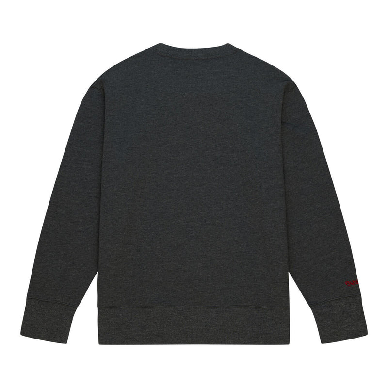 NBA PLAYOFF WIN 2.0 CREW VINTAGE 76ERS Black Heather FCPO6736-P76YYPPPBKHT - Image 2