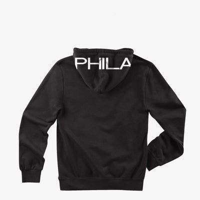 NBA BIG FACE 3.0 HOODIE 76ERS - Black - Image 2
