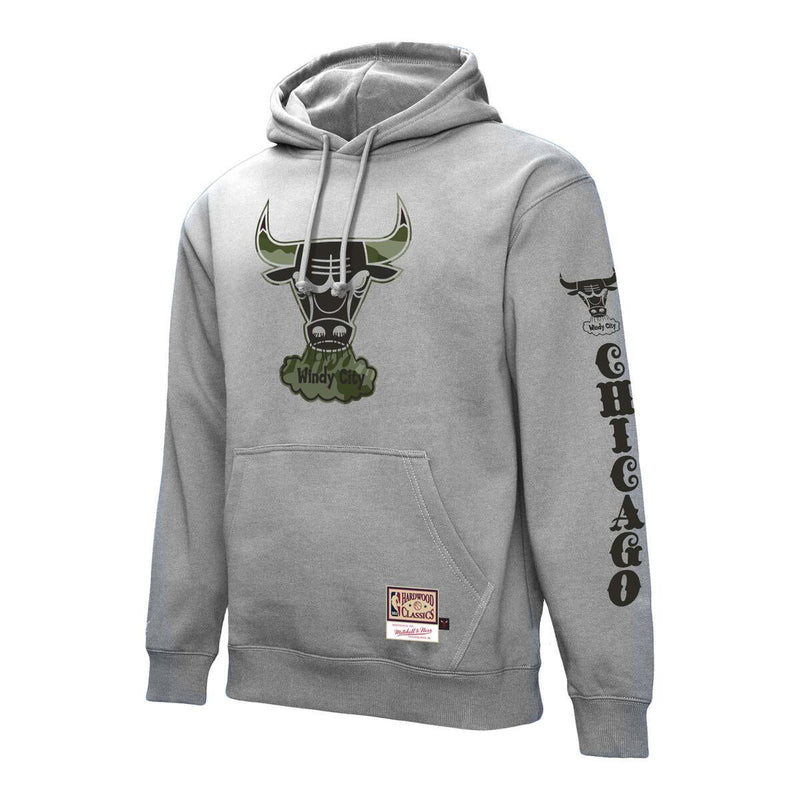 NBA GHOST GREEN CAMO HOODIE BULLS - Image 4