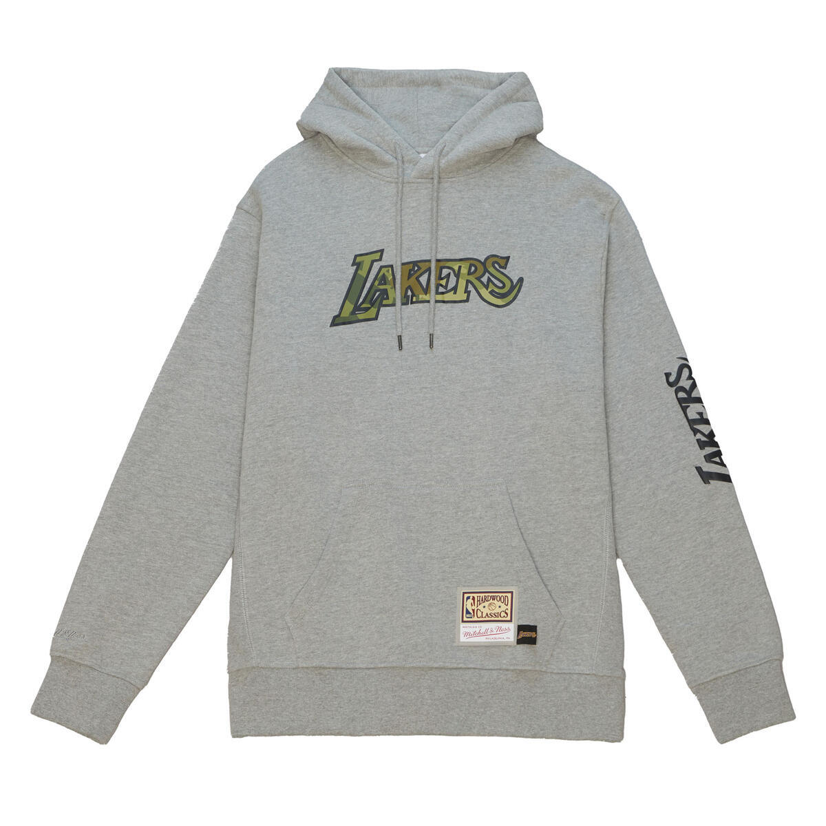 NBA GHOST GREEN CAMO HOODIE LAKERS Grey Heather FPHD4365-LALYYPPPGYHT - Image 1