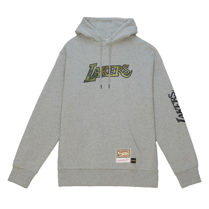 NBA GHOST GREEN CAMO HOODIE LAKERS Grey Heather FPHD4365-LALYYPPPGYHT - Image 1