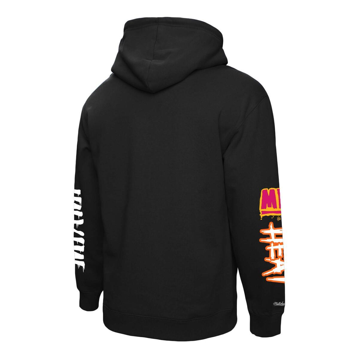 NBA SLAP STICKER HOODIE HEAT - Black - Image 3