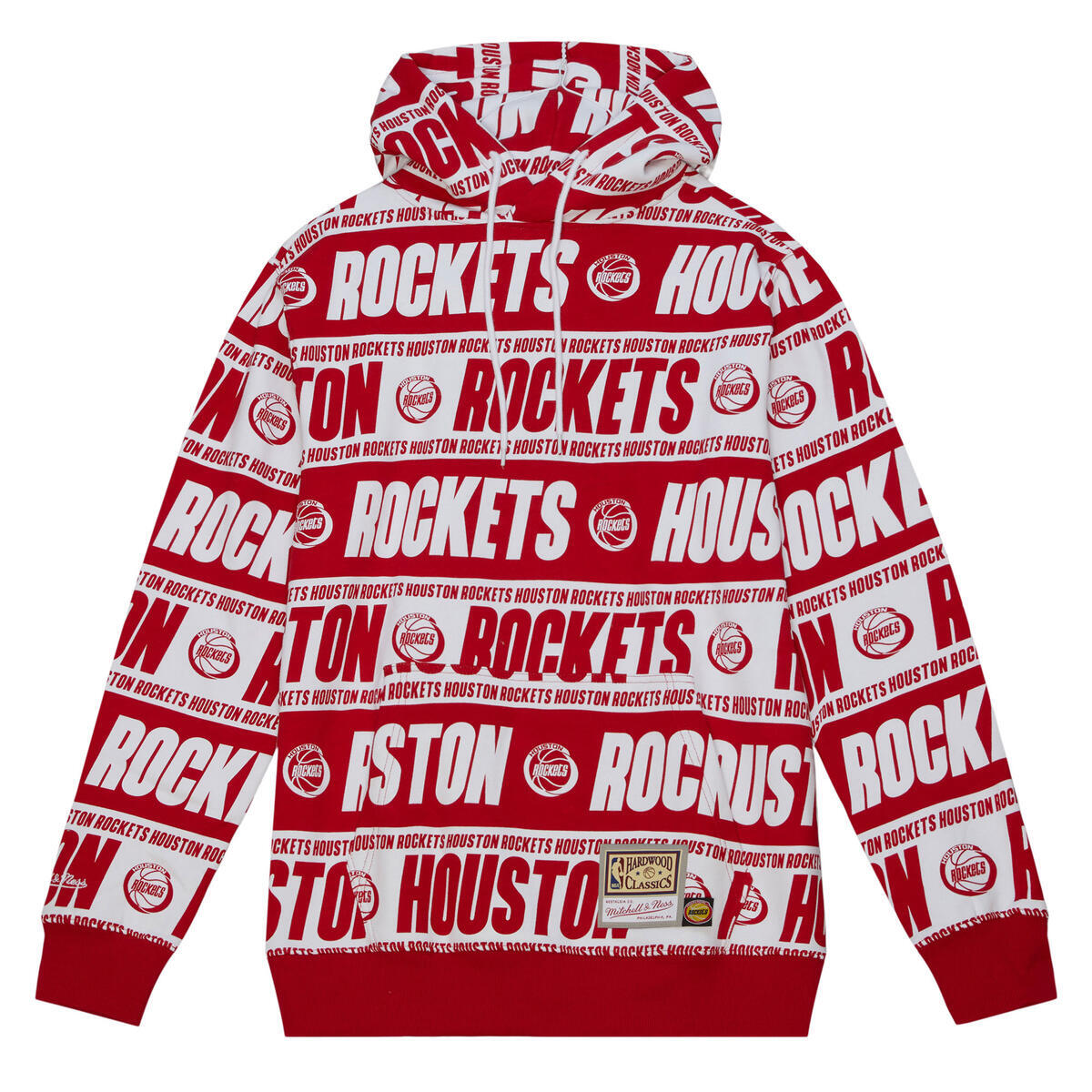 NBA TEAMWRAP HOODIE ROCKETS Red FPHD4779-HROYYPPPRED1 - Image 1