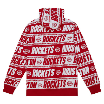 NBA TEAMWRAP HOODIE ROCKETS Red FPHD4779-HROYYPPPRED1 - Image 3