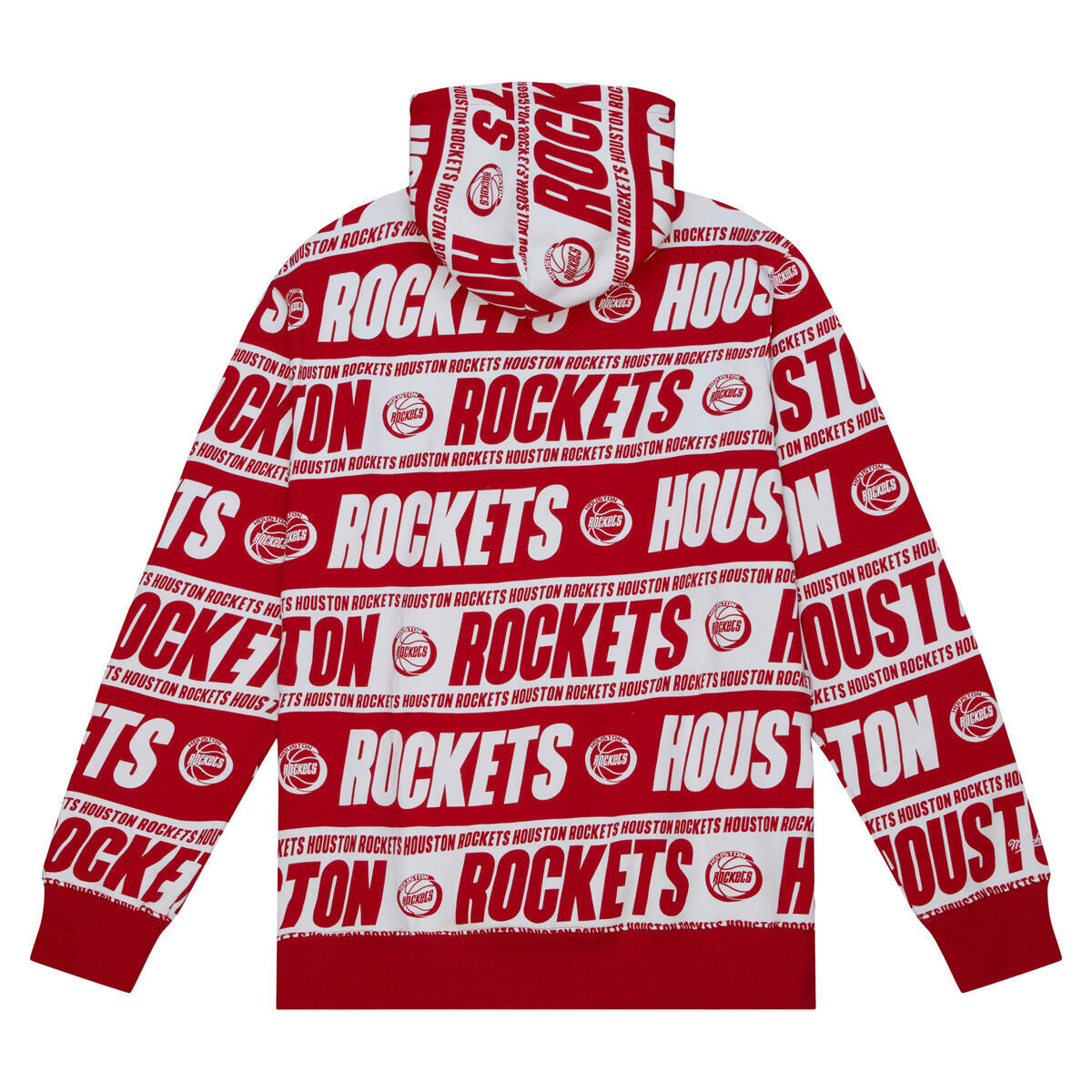 NBA TEAMWRAP HOODIE ROCKETS Red FPHD4779-HROYYPPPRED1 - Image 3